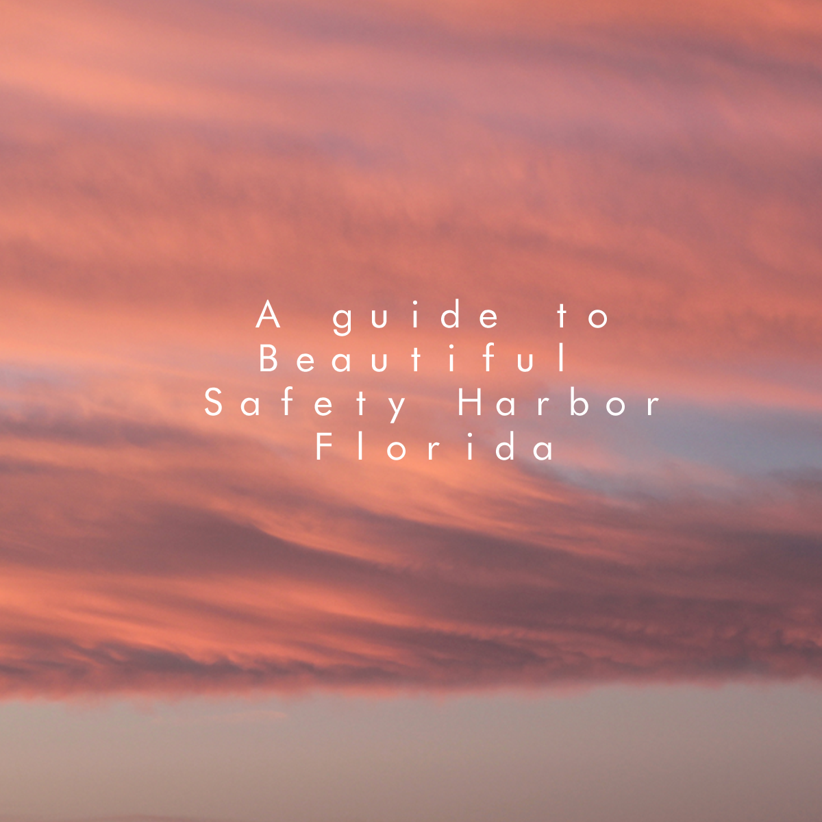 Florida Travels Safety Harbor Sarah Tucker